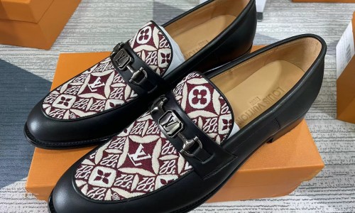 LV black red leather sheos kickbulk luxury retail wholesale reviews