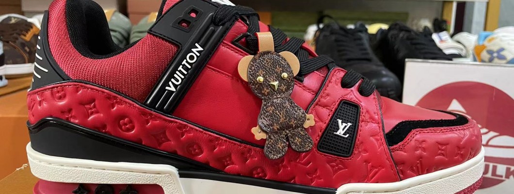 LV shoes Kickbulk luxury brand retail wholesale free shipping