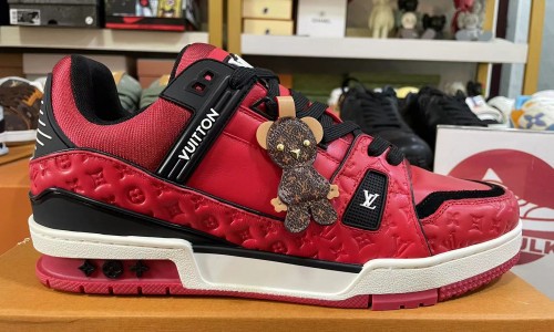LV shoes Kickbulk luxury brand retail wholesale free shipping