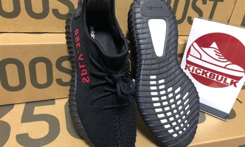 Adidas Originals Yeezy Boost 350 V2 Core Black-Red CP9652 'Bred' KICKBULK SNEAKER REVIEWS