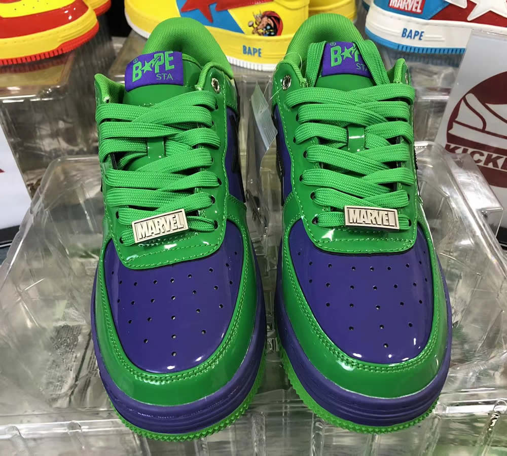 A Bathing Ape Bape Sta Low Green Sneaker 1173191904 3 - www.kickbulk.cc