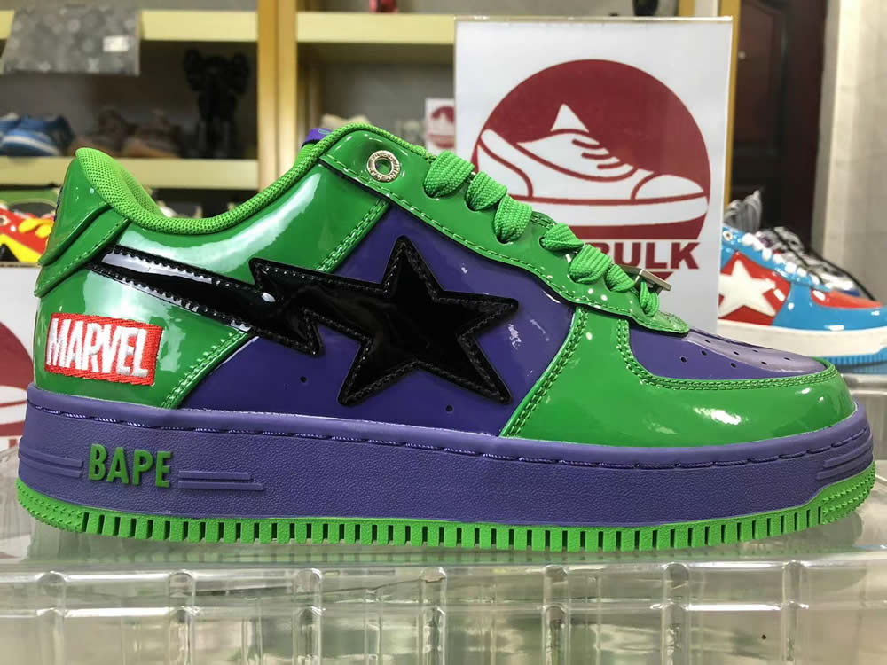 A Bathing Ape Bape Sta Low Green Sneaker 1173191904 7 - www.kickbulk.cc