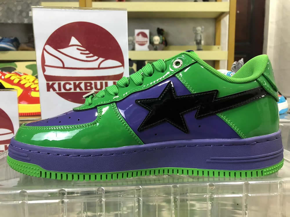 A Bathing Ape Bape Sta Low Green Sneaker 1173191904 8 - www.kickbulk.cc