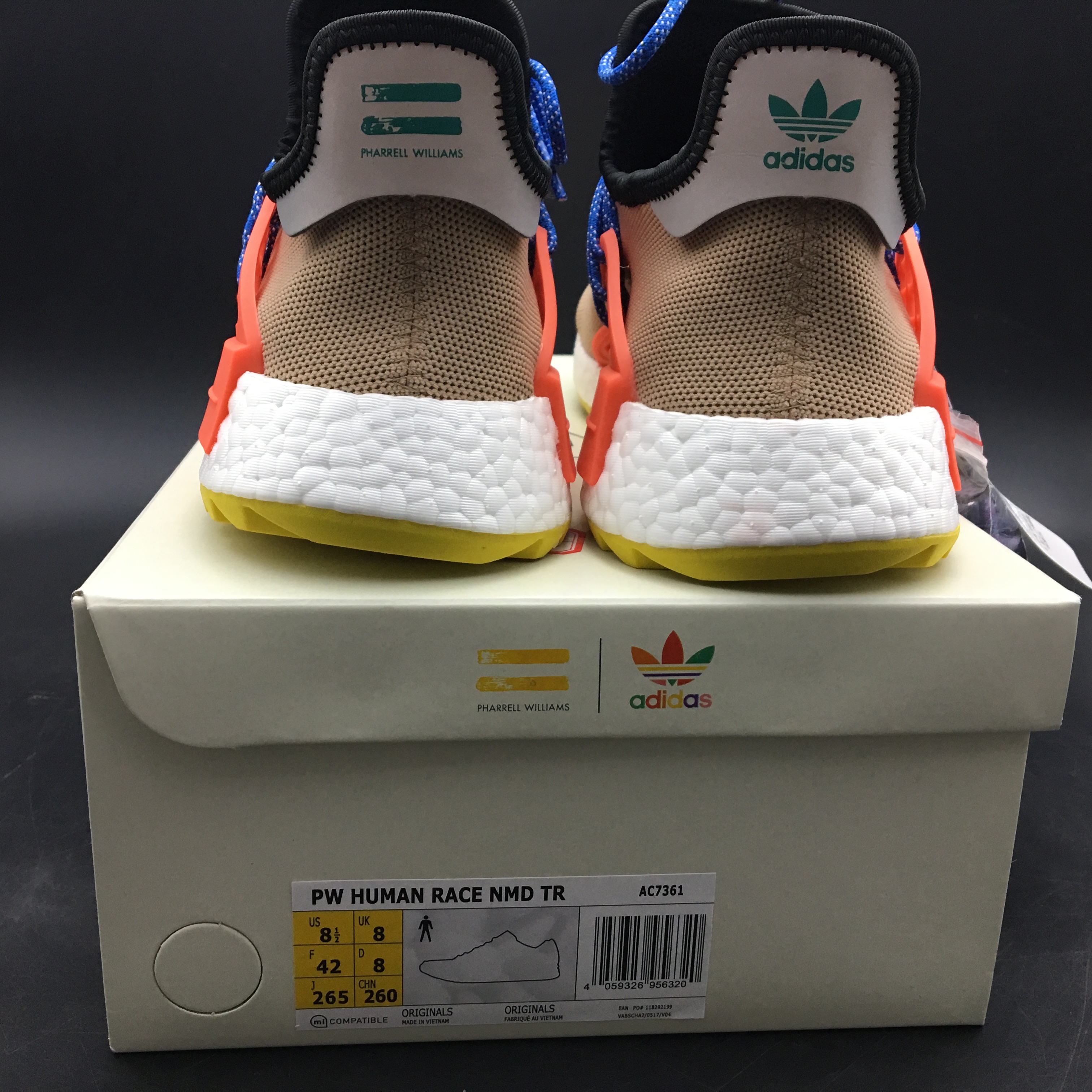 Pharrell Williams X Adidas Nmd Human Race Trail Pale Nude Ac7361 16 - www.kickbulk.cc