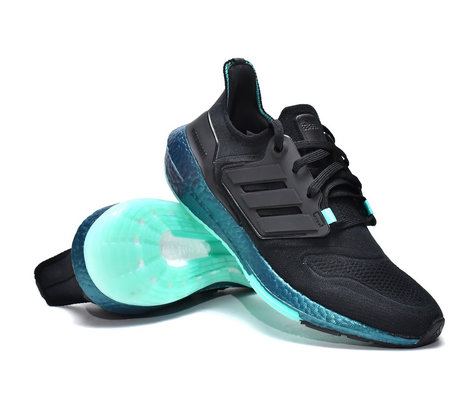 Adidas Ultraboost 22 Black Mint Rush Gx5564 2 - www.kickbulk.cc