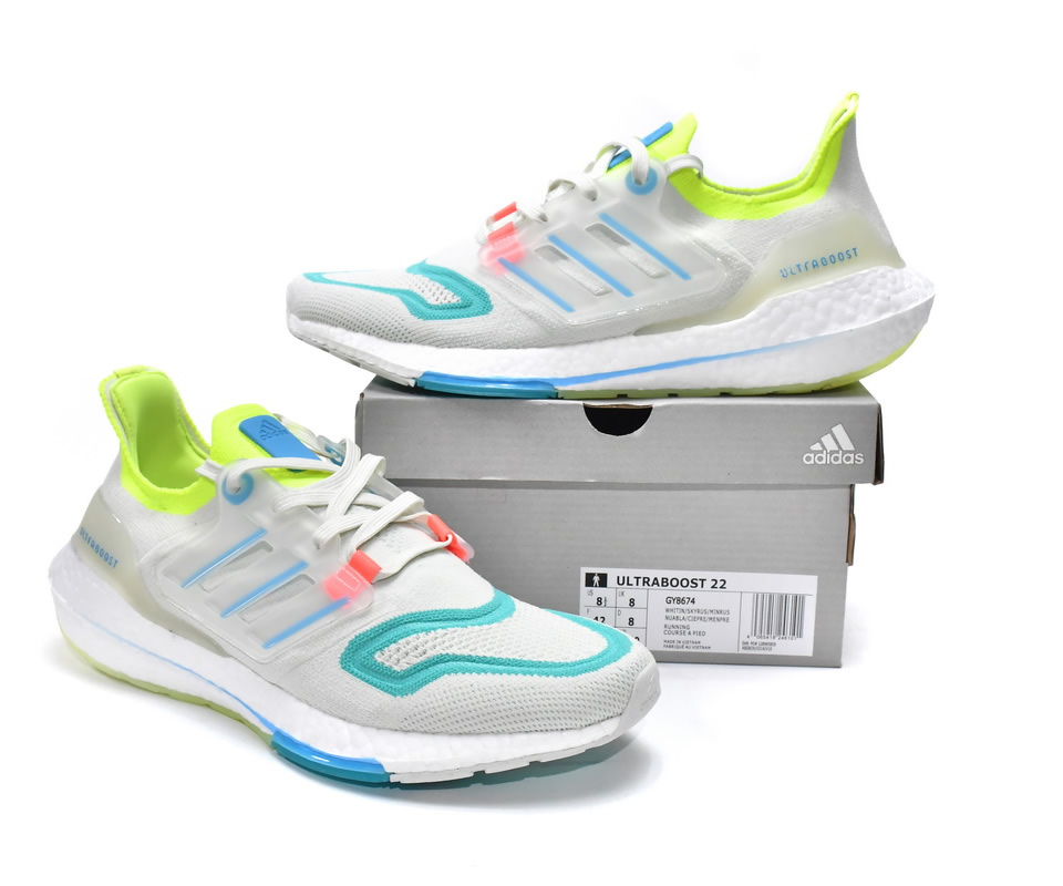 Adidas Ultraboost 22 White Sky Rush Mint Gy8674 7 - www.kickbulk.cc