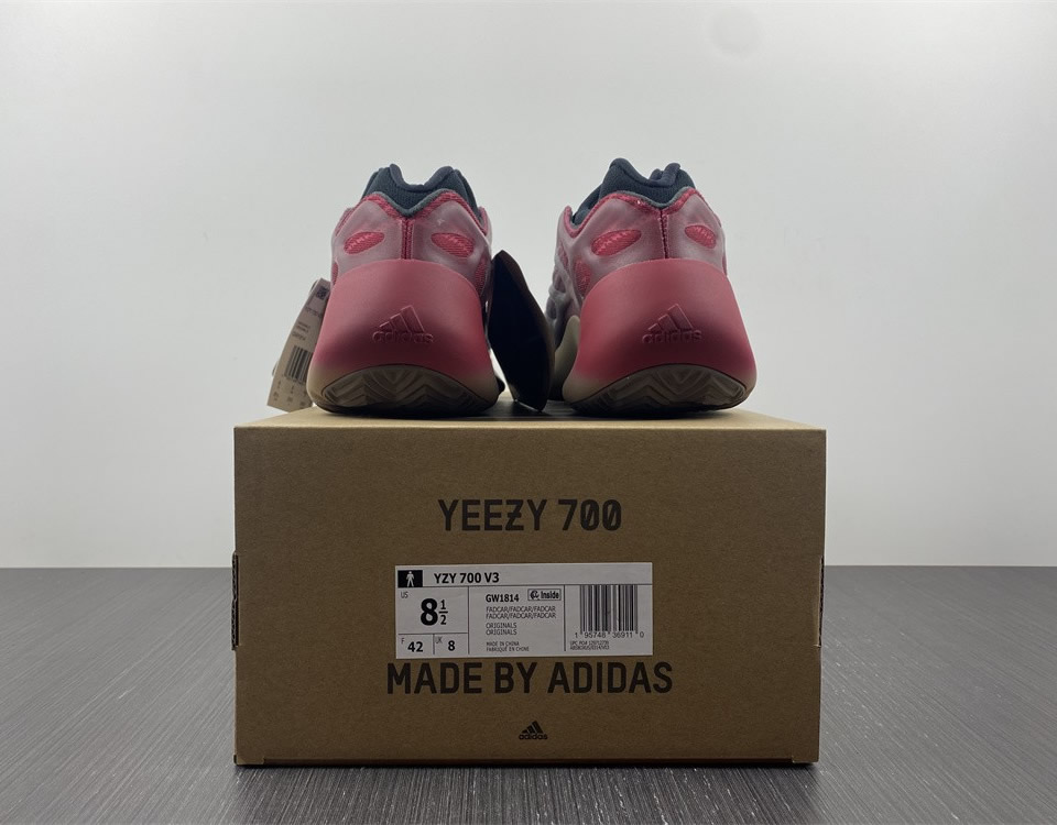 Adidas Yeezy 700 V3 Fade Carbon Gw1814 10 - www.kickbulk.cc