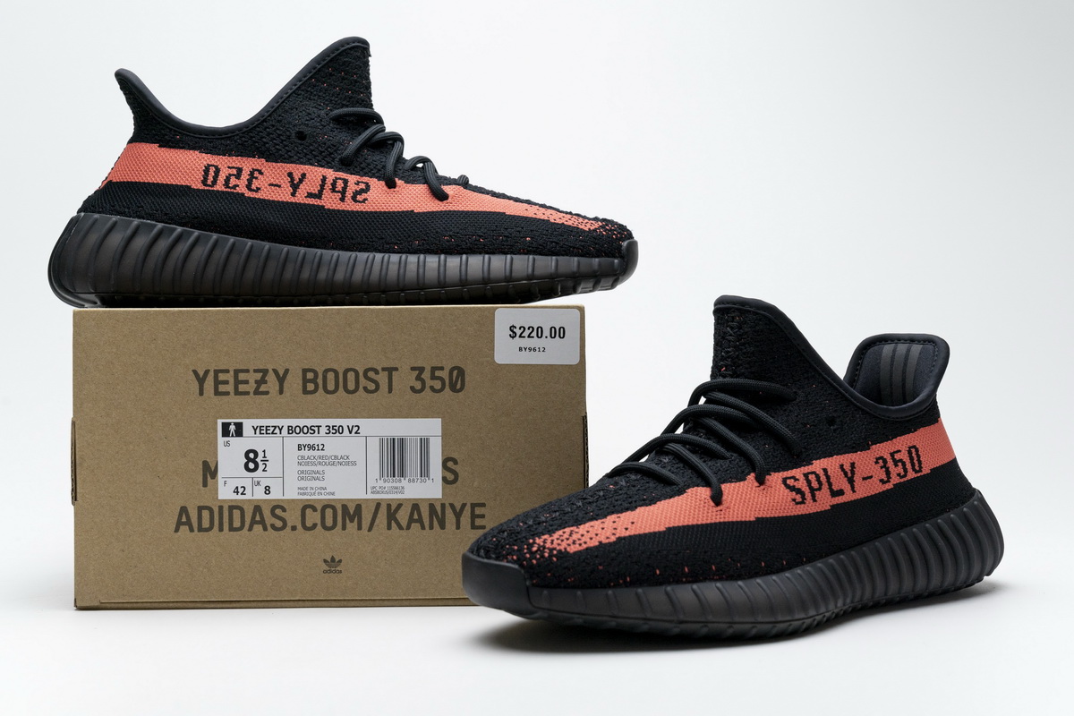 Adidas Yeezy Boost 350 V2 Core Black Red By9612 8 - www.kickbulk.cc