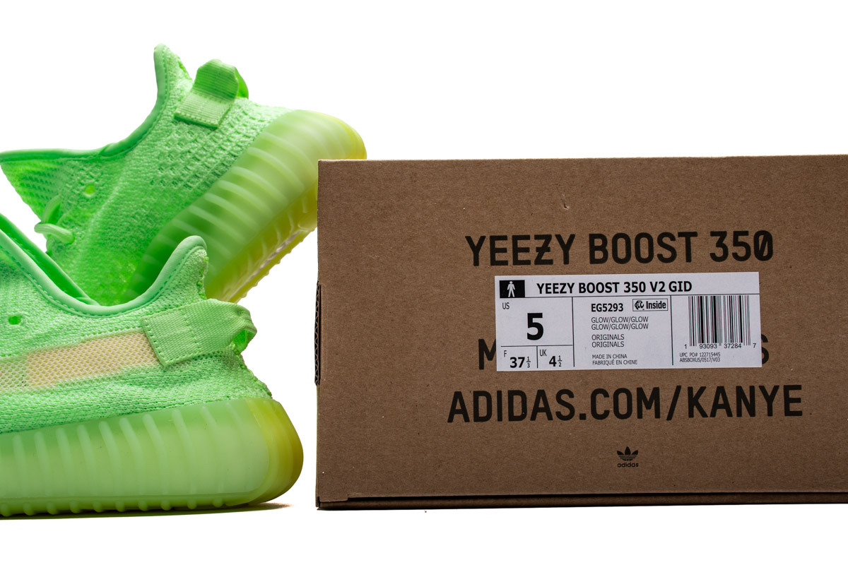 Yeezy Boost 350 V2 Glow In The Dark Green Eg5293 Kickbulk Footwear Wholesale 9 - www.kickbulk.cc