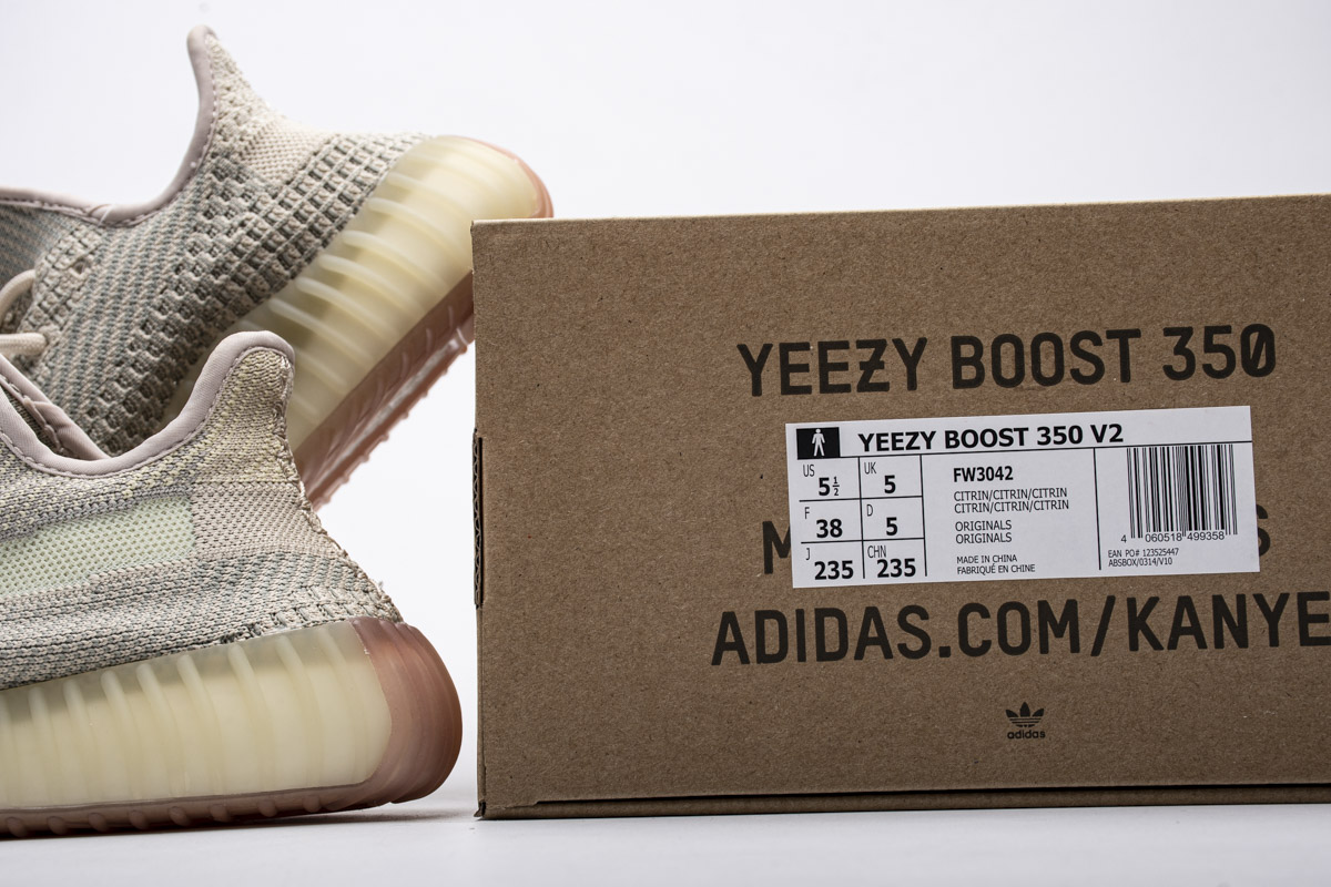 Adidas Yeezy 350 Boost V2 Citrin Fw3042 8 - www.kickbulk.cc