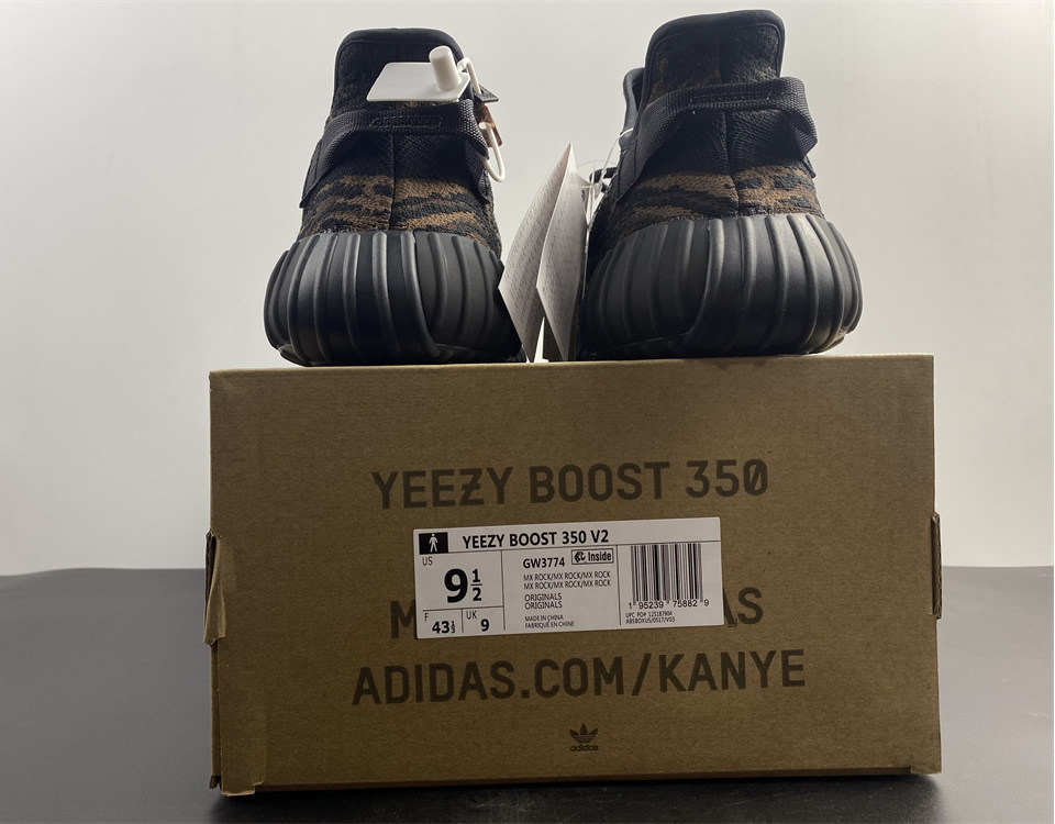 Adidas Yeezy Boost 350 V2 Mx Rock Core Black Gw3774 7 - www.kickbulk.cc