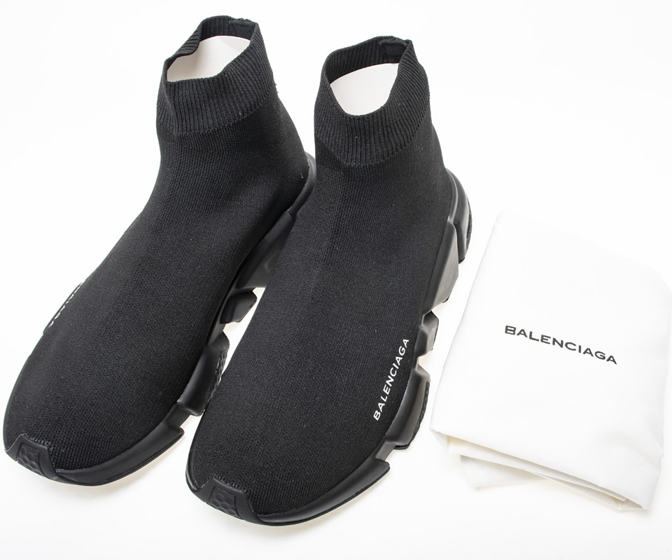 Balenciaga Speed Runner Tess S Gomma Maille Noir Sneaker 483502w05g01000 3 - www.kickbulk.cc