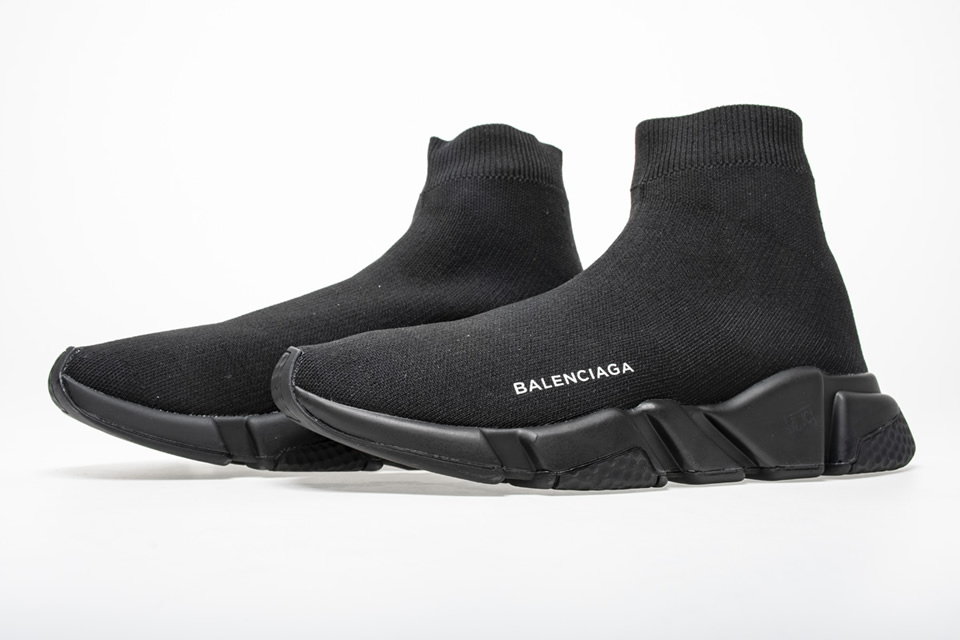 Balenciaga Speed Runner Tess S Gomma Maille Noir Sneaker 483502w05g01000 4 - www.kickbulk.cc