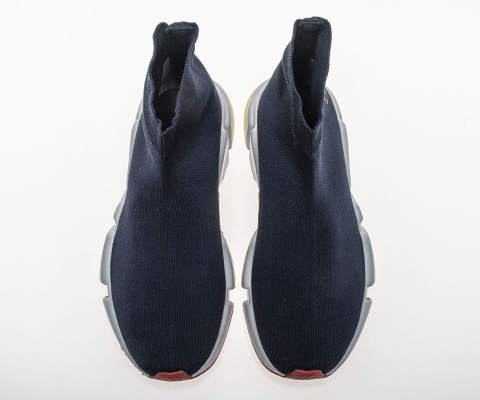 Balenciaga Speed Runner Tess S Gomma Maille Noir Sneaker Navy Blue 494484w05g01001 3 - www.kickbulk.cc