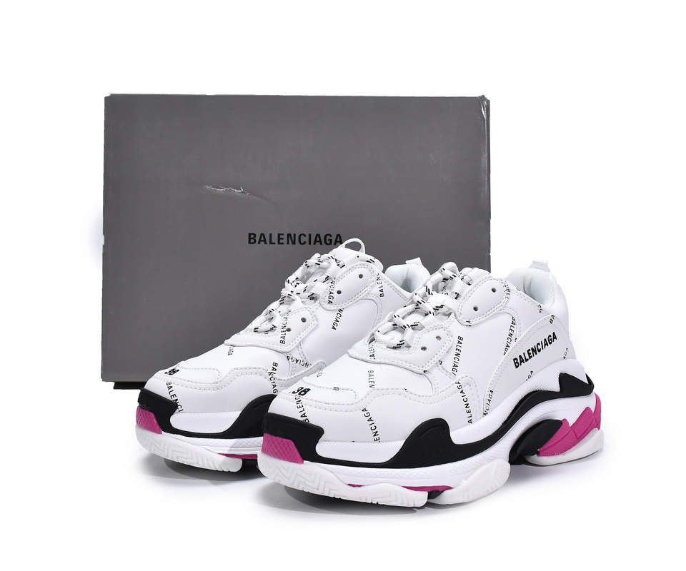 Balenciaga Triple S Letter White Rose Red 524039w2fa49155 2 - www.kickbulk.cc