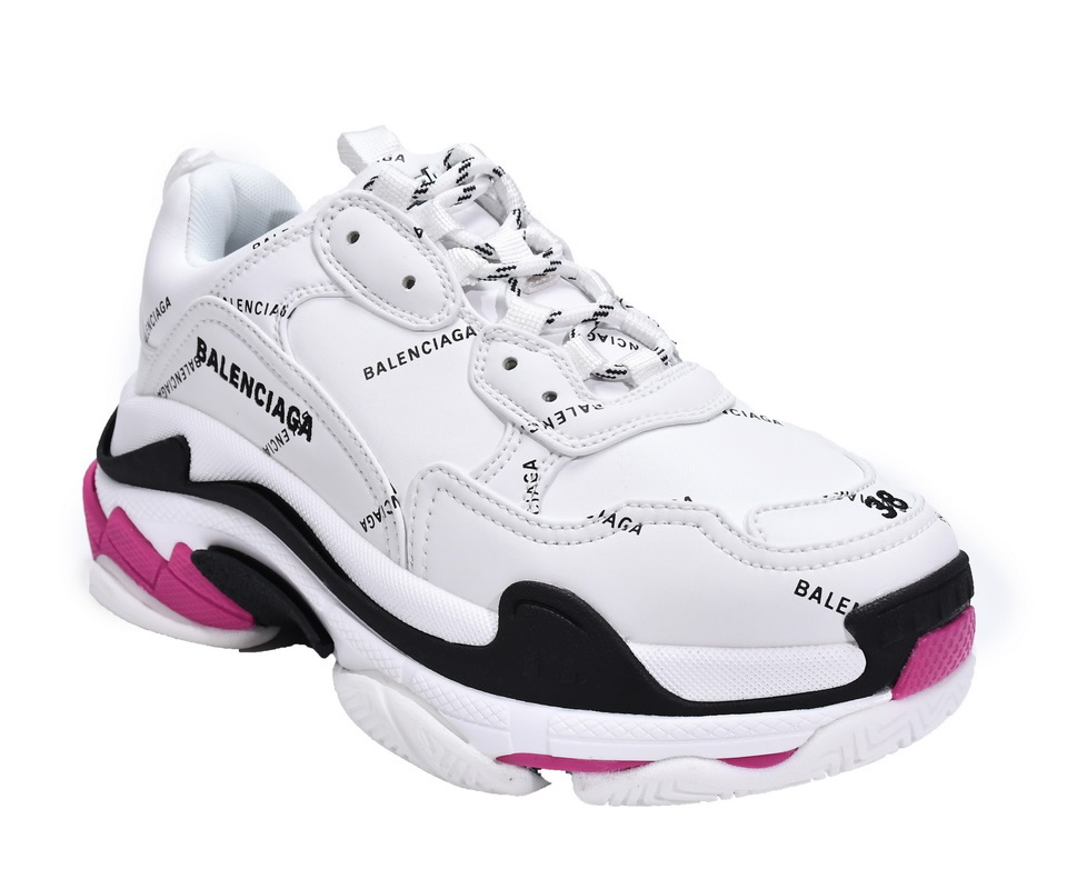 Balenciaga Triple S Letter White Rose Red 524039w2fa49155 6 - www.kickbulk.cc