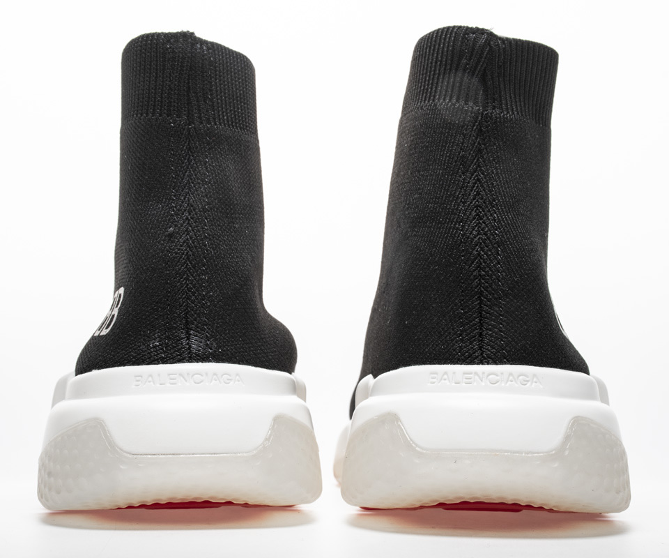 Balenciaga Speed Runner Tess S Gomma Maille Noir Rouge Sneaker 541218w05g01699 4 - www.kickbulk.cc