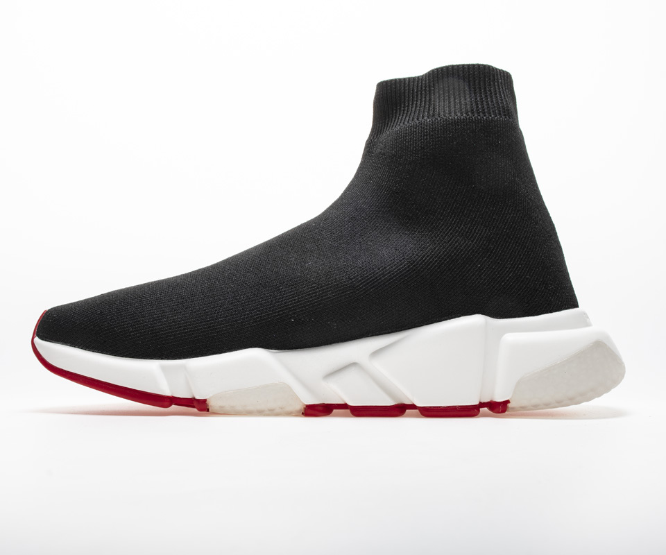 Balenciaga Speed Runner Tess S Gomma Maille Noir Rouge Sneaker 541218w05g01699 5 - www.kickbulk.cc