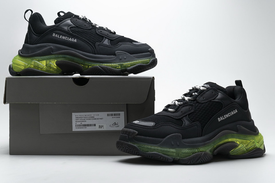 Balenciaga Triple S Black Green 541624w09o12140 3 - www.kickbulk.cc