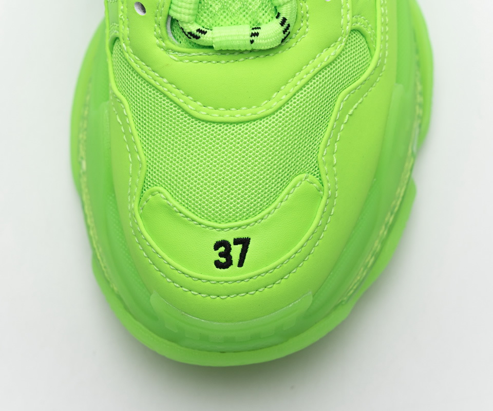 Balenciaga Triple S Fluorescent Green 544351w09o13802 15 - www.kickbulk.cc