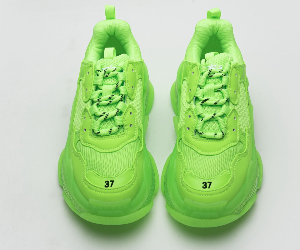 Balenciaga Triple S Fluorescent Green 544351w09o13802 2 - www.kickbulk.cc