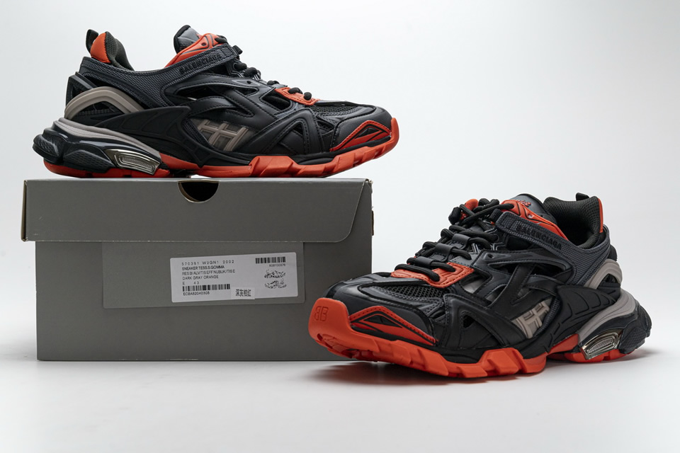 Balenciaga Track 2 Sneaker Dark Grey Orange 570391w2gn12002 4 - www.kickbulk.cc