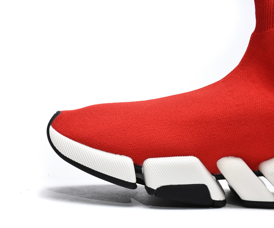 Balenciaga Speed 2 Sneaker Red 617196w17021015 12 - www.kickbulk.cc