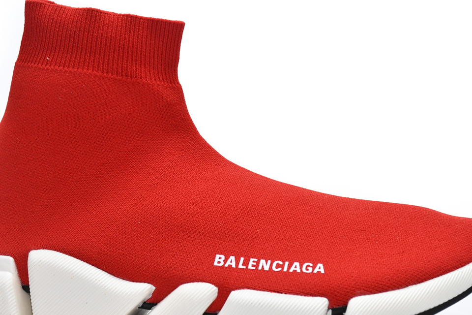 Balenciaga Speed 2 Sneaker Red 617196w17021015 14 - www.kickbulk.cc