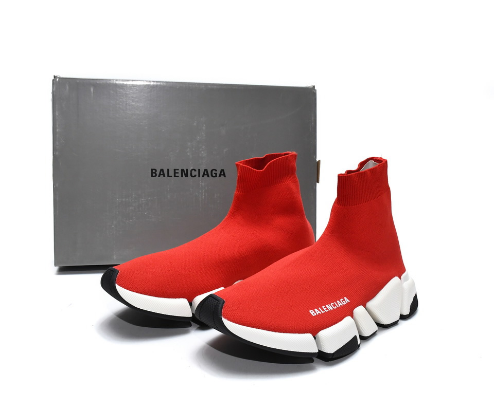 Balenciaga Speed 2 Sneaker Red 617196w17021015 4 - www.kickbulk.cc
