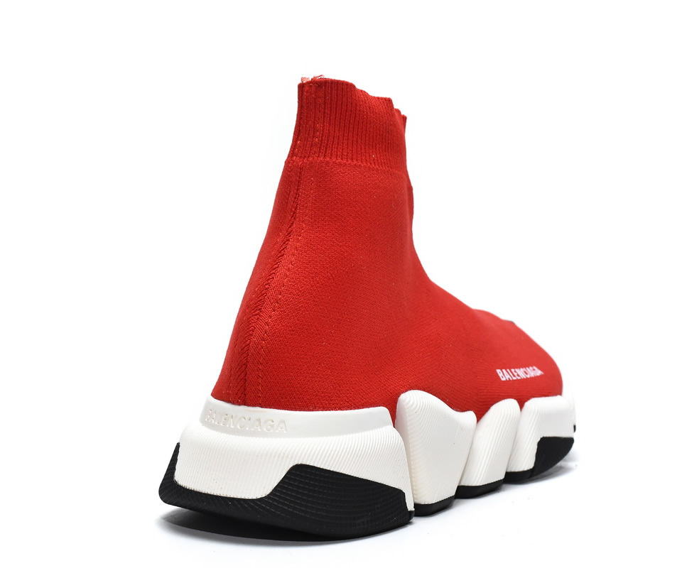 Balenciaga Speed 2 Sneaker Red 617196w17021015 6 - www.kickbulk.cc
