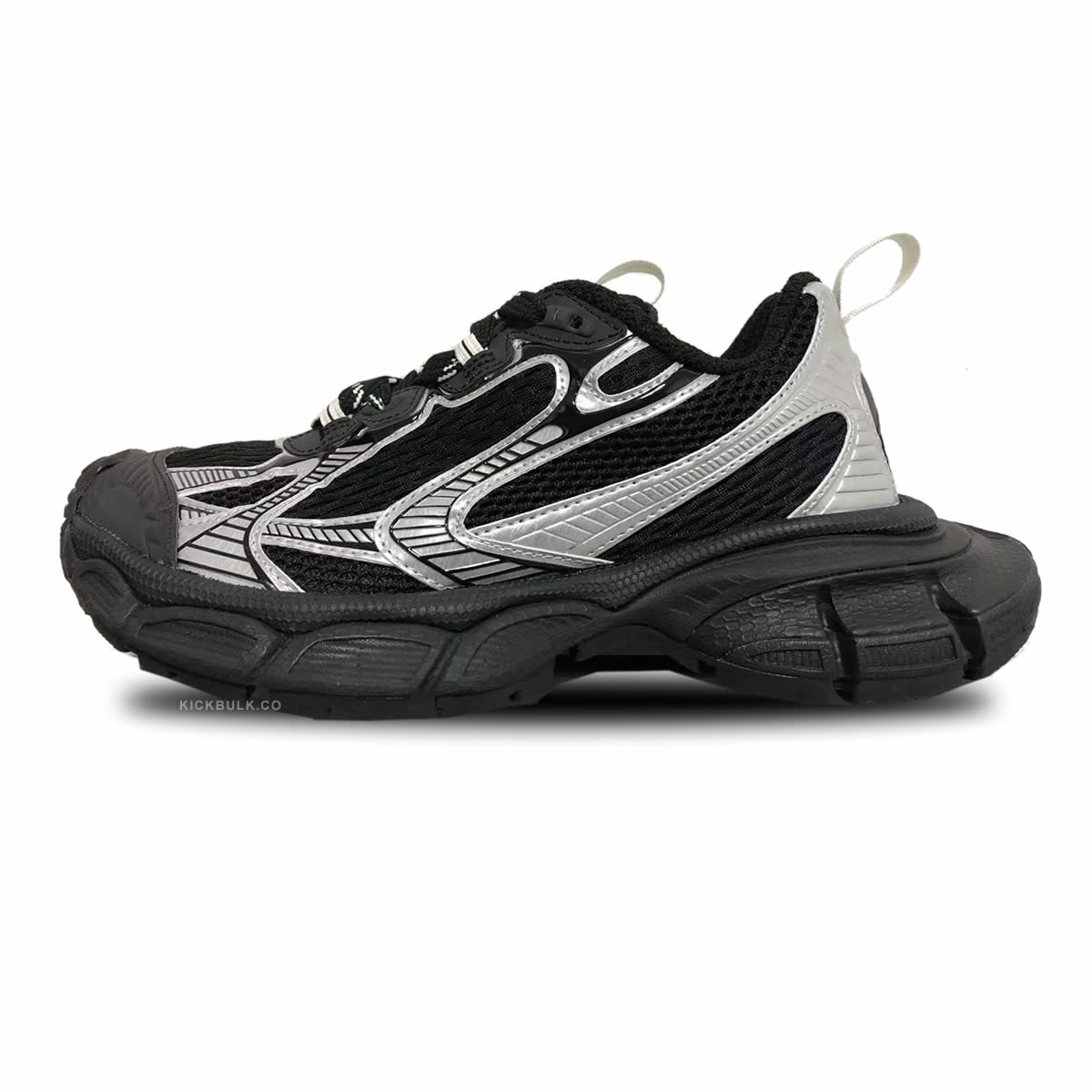 Balenciaga Runner Sneaker Black Silver 734733w3rb50218 1 - www.kickbulk.cc