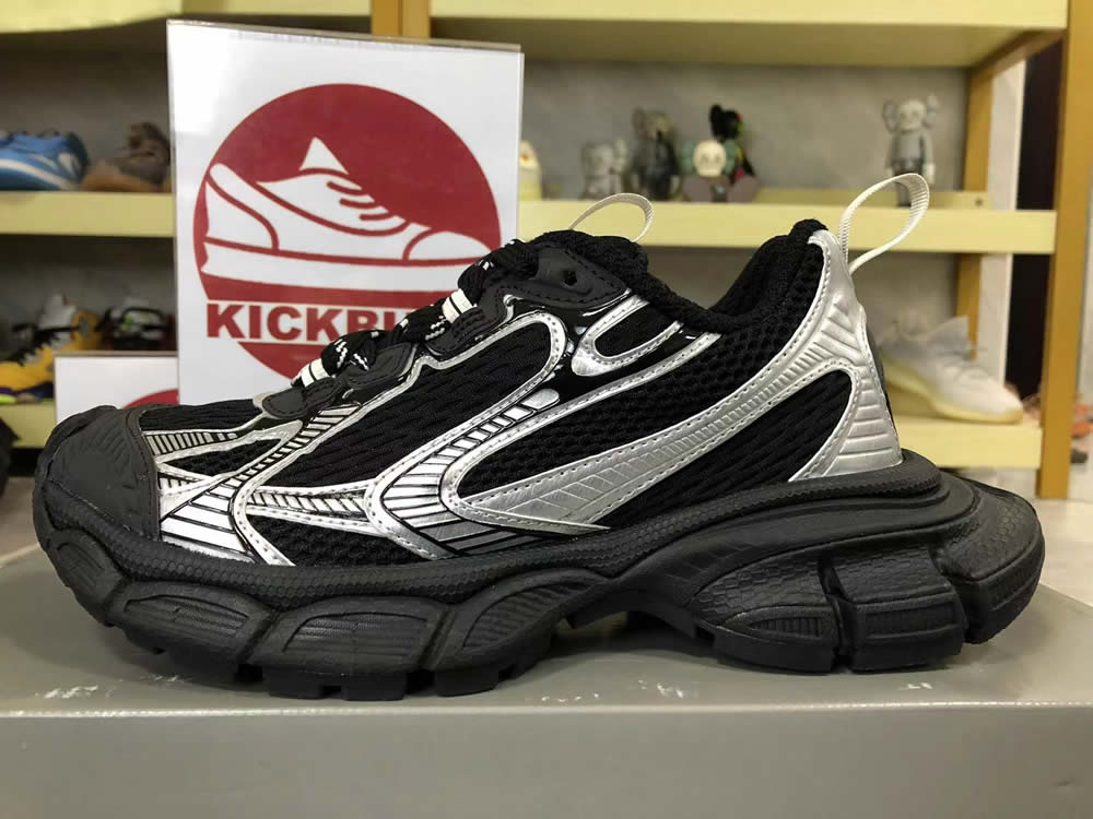 Balenciaga Runner Sneaker Black Silver 734733w3rb50218 8 - www.kickbulk.cc