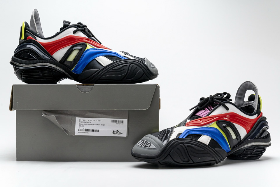 Balenciaga Tyrex 5.0 Sneaker Black Blue Red 3 - www.kickbulk.cc