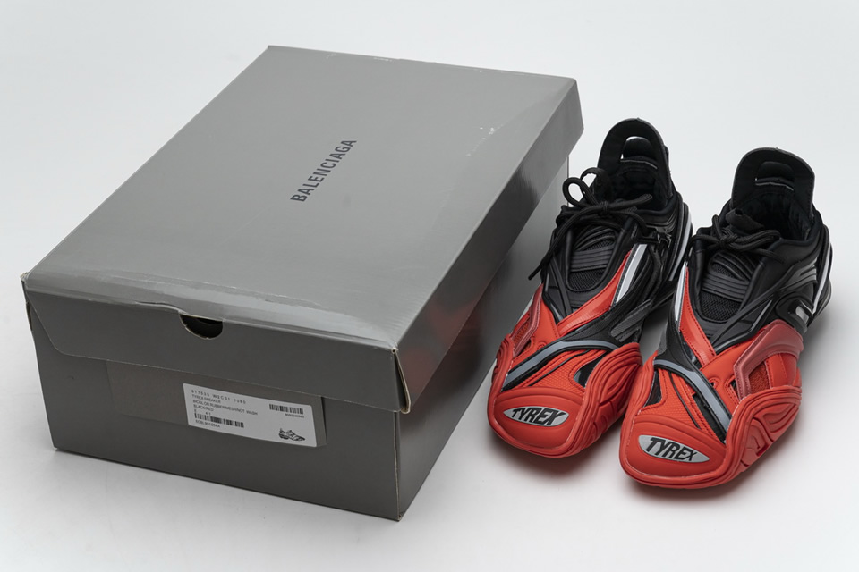 Balenciaga Tyrex 5.0 Sneaker Black Red 4 - www.kickbulk.cc