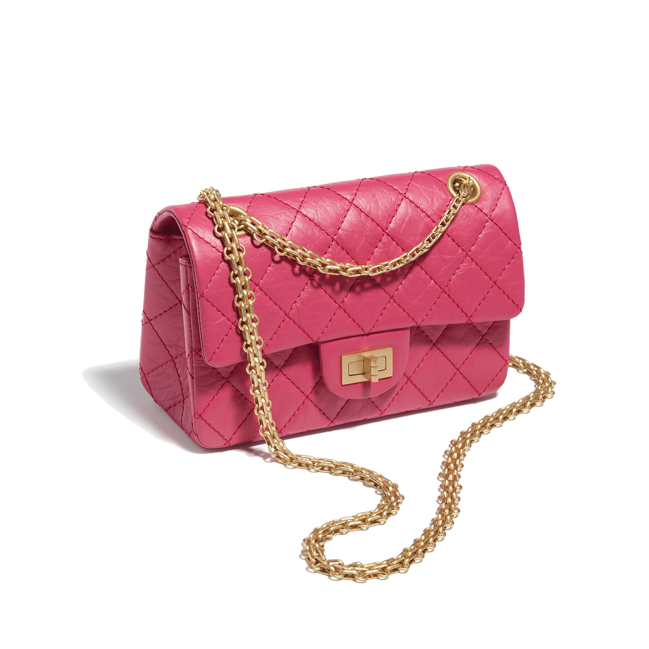 Chanel Handbag Dark Pink 2 - www.kickbulk.cc