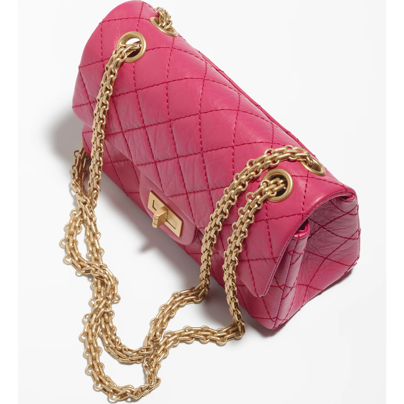 Chanel Handbag Dark Pink 3 - www.kickbulk.cc