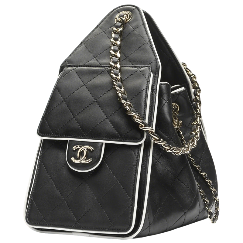 Chanel 25 Small Handbag Black White3 - www.kickbulk.cc