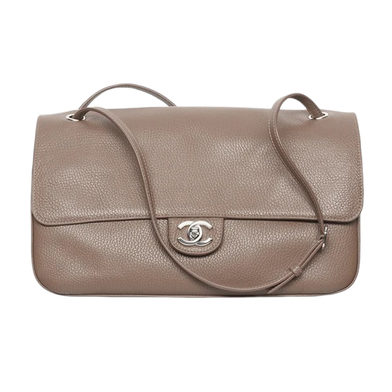 Chanel Maxi Flapbag Light Brown1 - www.kickbulk.cc