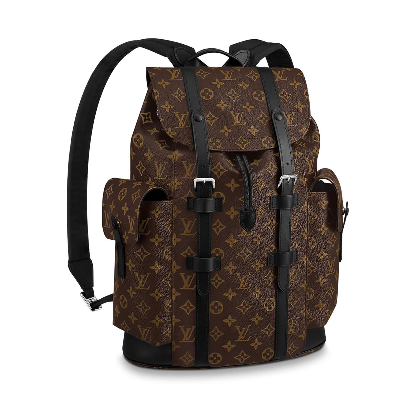 Lv Backpack Christopher Mm Monogram Macassar Canvas M43735 0 - www.kickbulk.cc