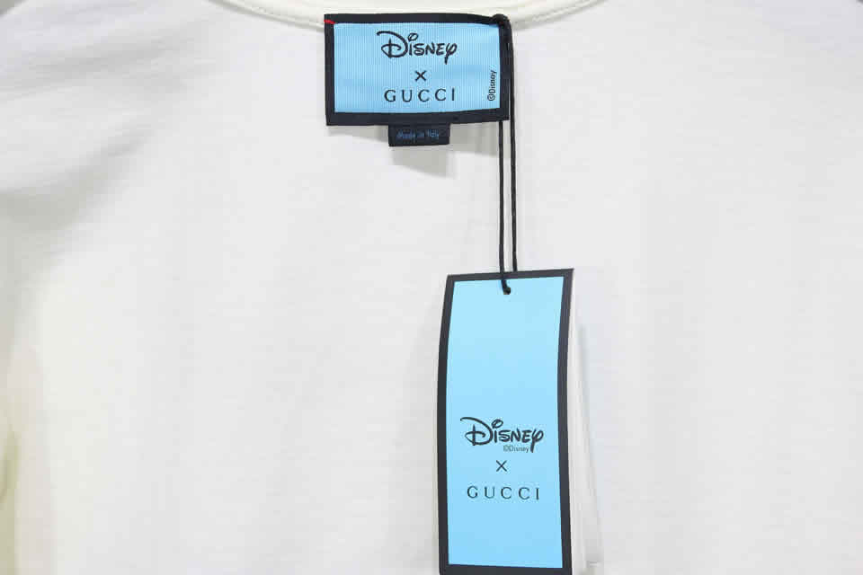 Disney Gucci Donald Duck Embroidery T Shirt 11 - www.kickbulk.cc