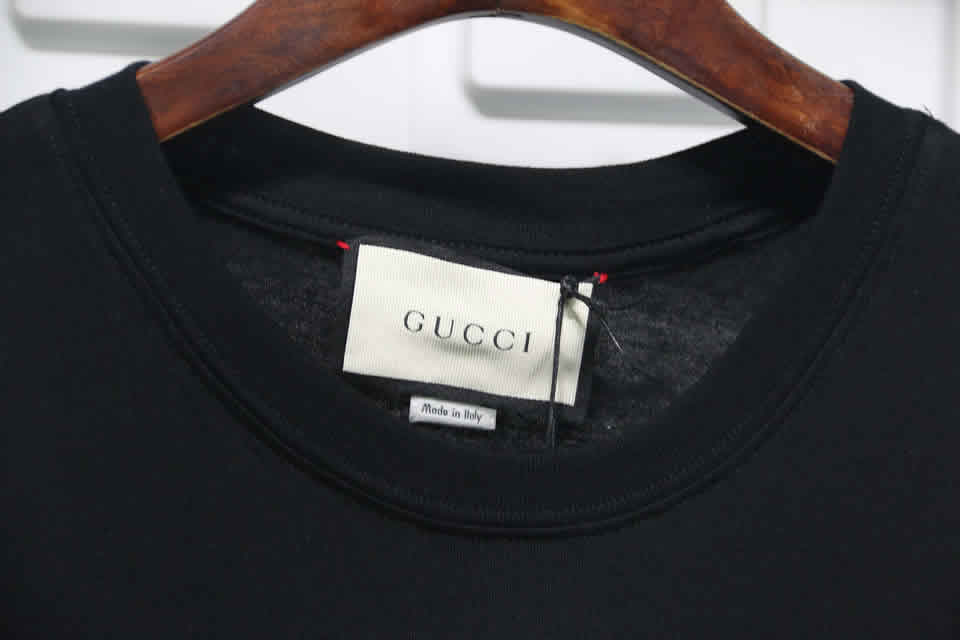 Gucci Black White Crossbar T Shirt Printing Pure Cotton 11 - www.kickbulk.cc