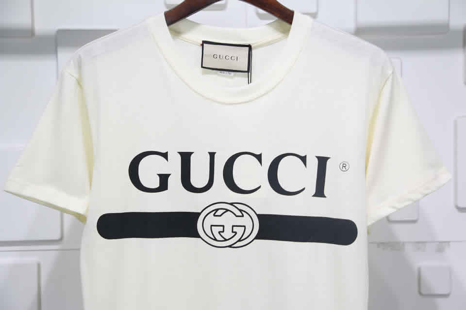 Gucci Black White Crossbar T Shirt Printing Pure Cotton 14 - www.kickbulk.cc