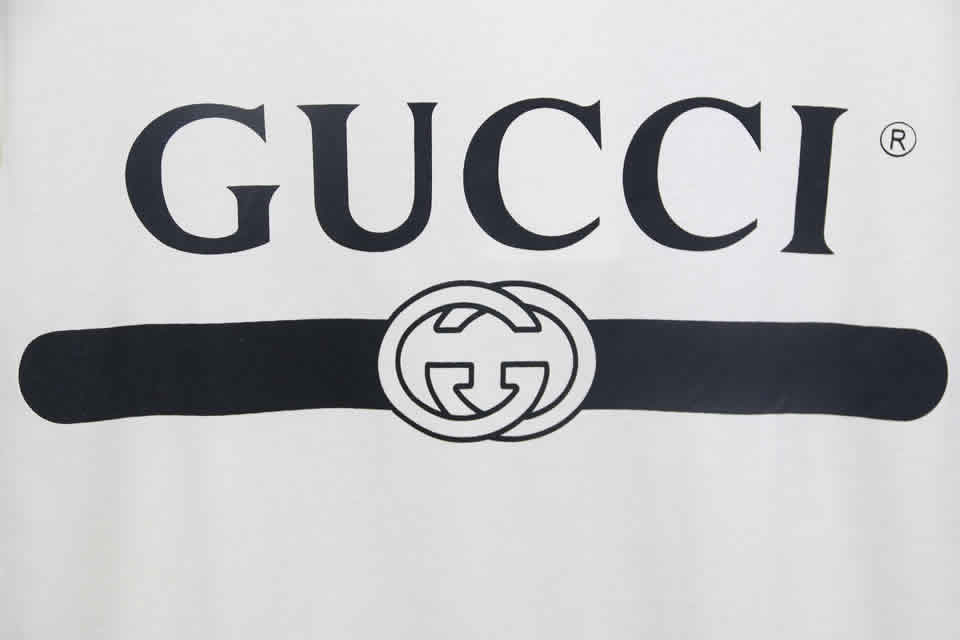 Gucci Black White Crossbar T Shirt Printing Pure Cotton 18 - www.kickbulk.cc