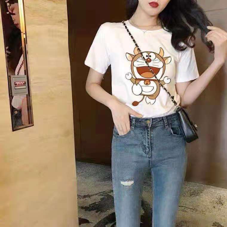 Gucci Doraemon T Shirt Embroidery Pure Cotton 4 - www.kickbulk.cc