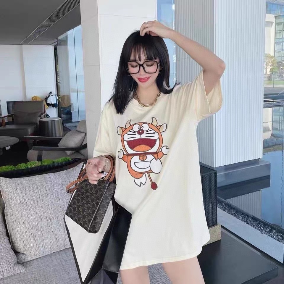 Gucci Doraemon T Shirt Embroidery Pure Cotton 5 - www.kickbulk.cc