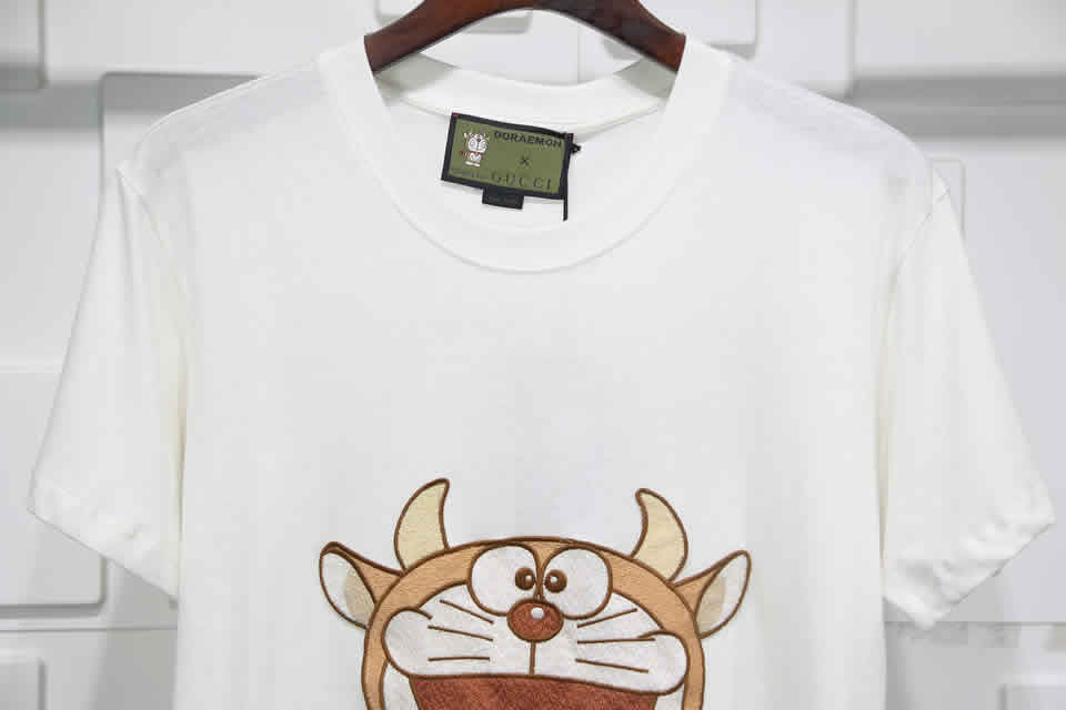 Gucci Doraemon T Shirt Embroidery Pure Cotton 9 - www.kickbulk.cc