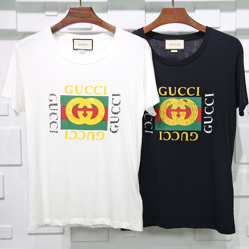 Gucci T Shirt Printing Classic Square Logo Pure Cotton 1 - www.kickbulk.cc
