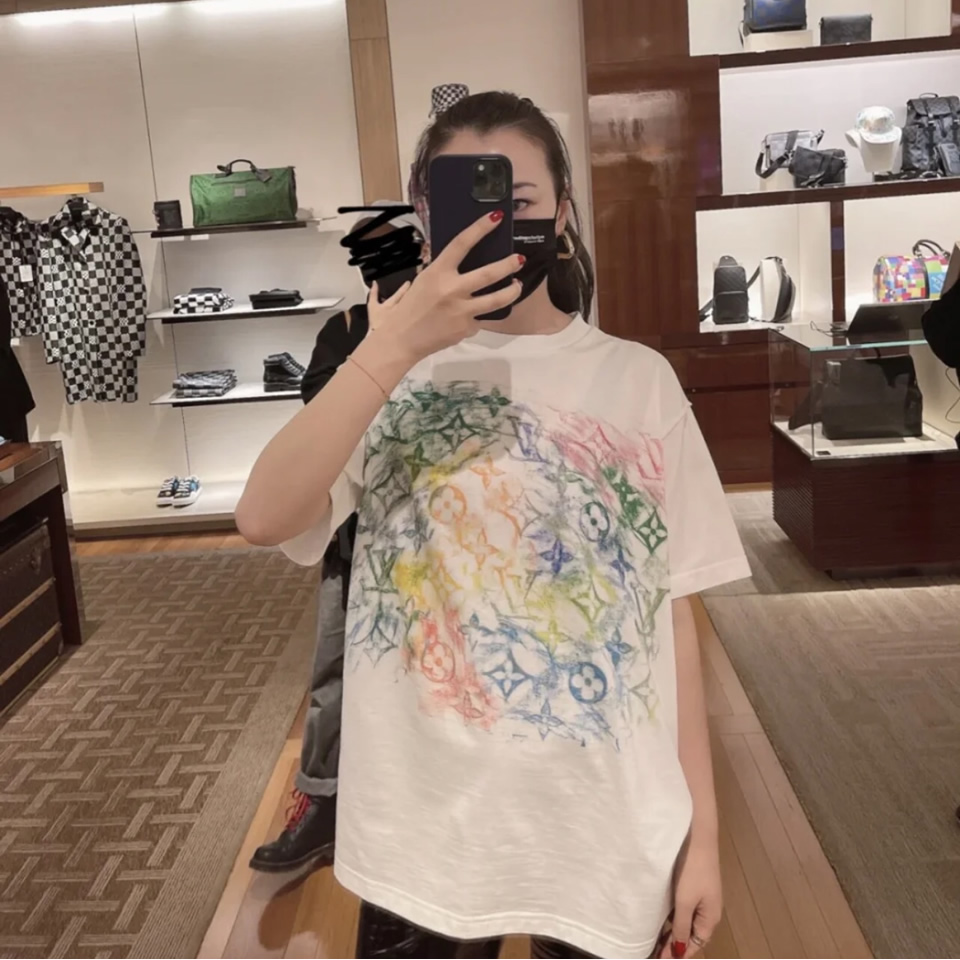 Louis Vuitton Crayon Doodle T Shirt 5 - www.kickbulk.cc