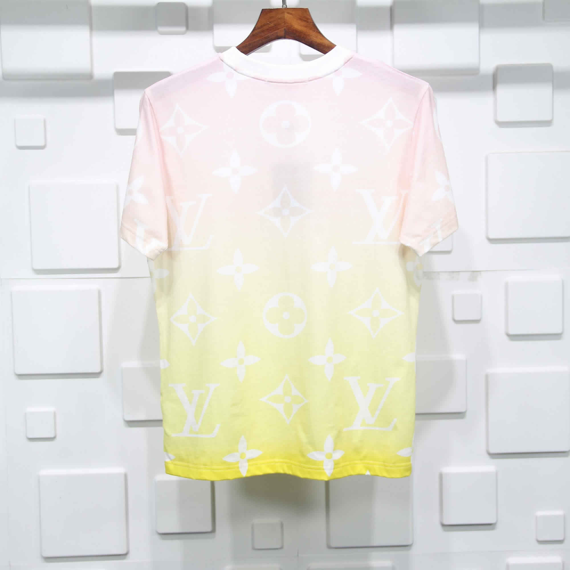 Louis Vuitton Red Yellow Gradient T Shirt 2 - www.kickbulk.cc