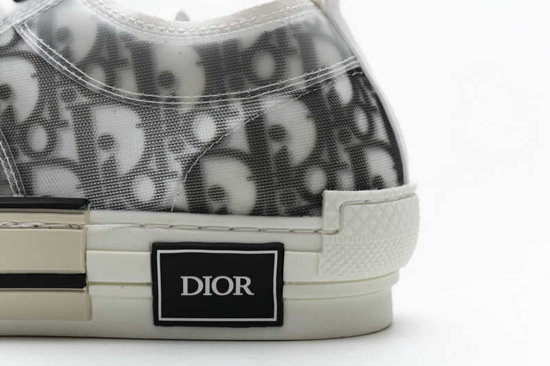 Dior B23 Ht Oblique Transparency Low H565 White Black 14 - www.kickbulk.cc